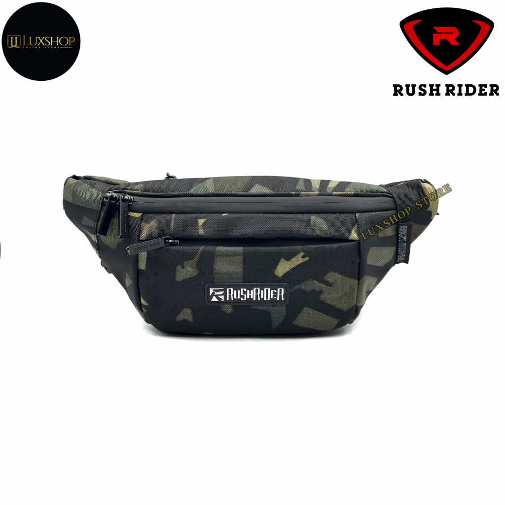 Rush Rider Waist Bag Slim Casual Pouch Bag Men Chest Bag Beg Pinggang ...