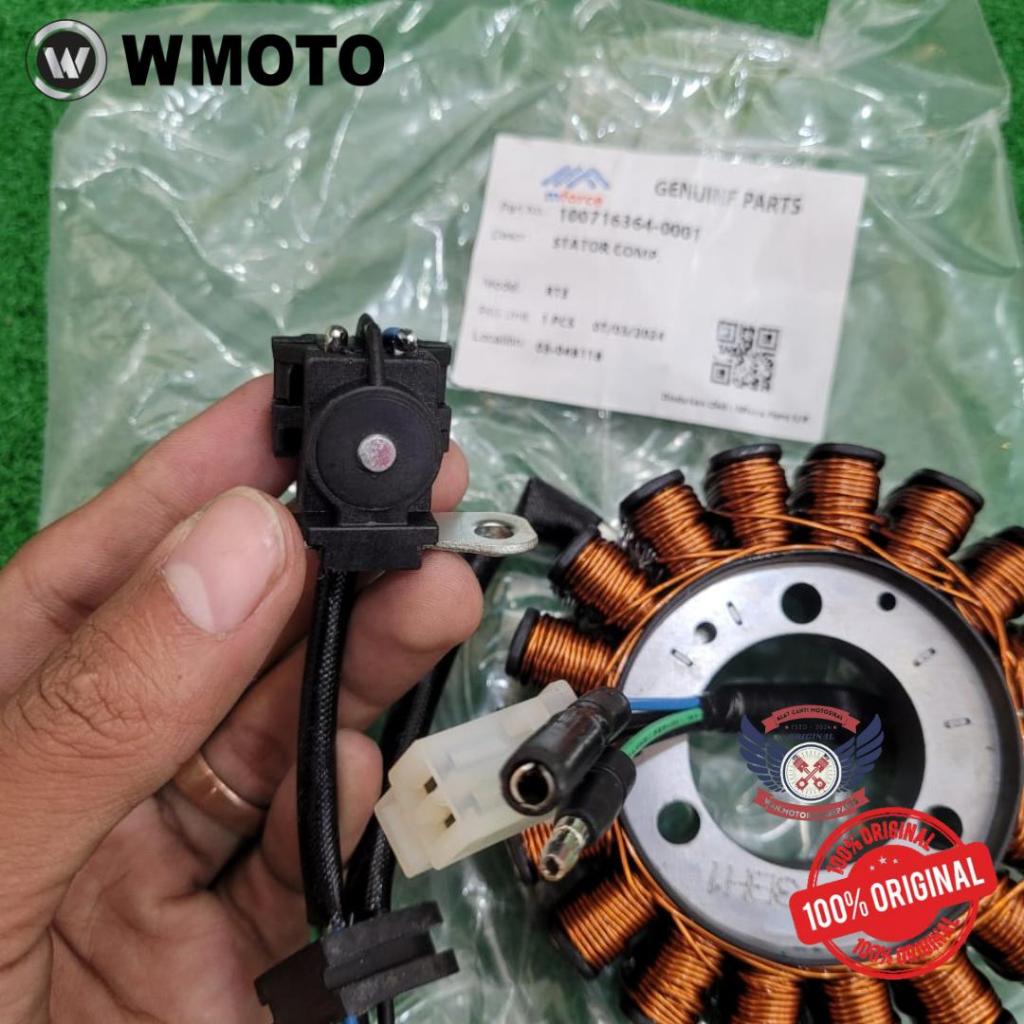 ORIGINAL WMoto STATOR COMP / FUEL COIL (100716364-0001) RT3 / RT3s ...