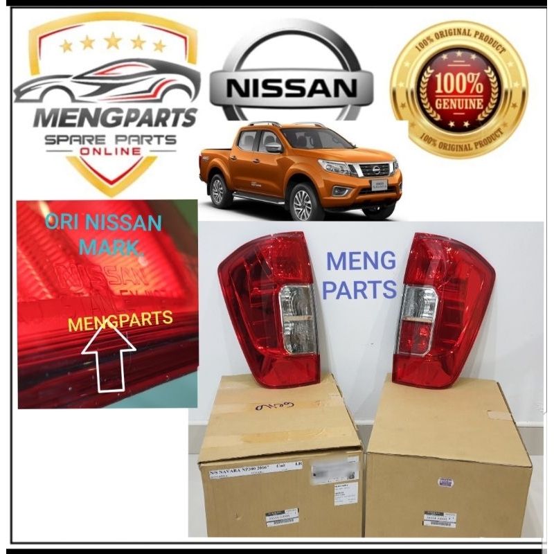 ORIGINAL NISSAN NAVARA D23 NP300 TAIL LAMP , LAMPU BELAKANG UNIT 26554 ...