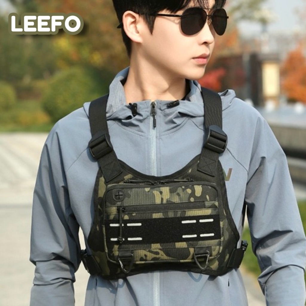 LEEFO Tactical Fashion Camouflage Army Men Chest Bag Crossbody Bag ...