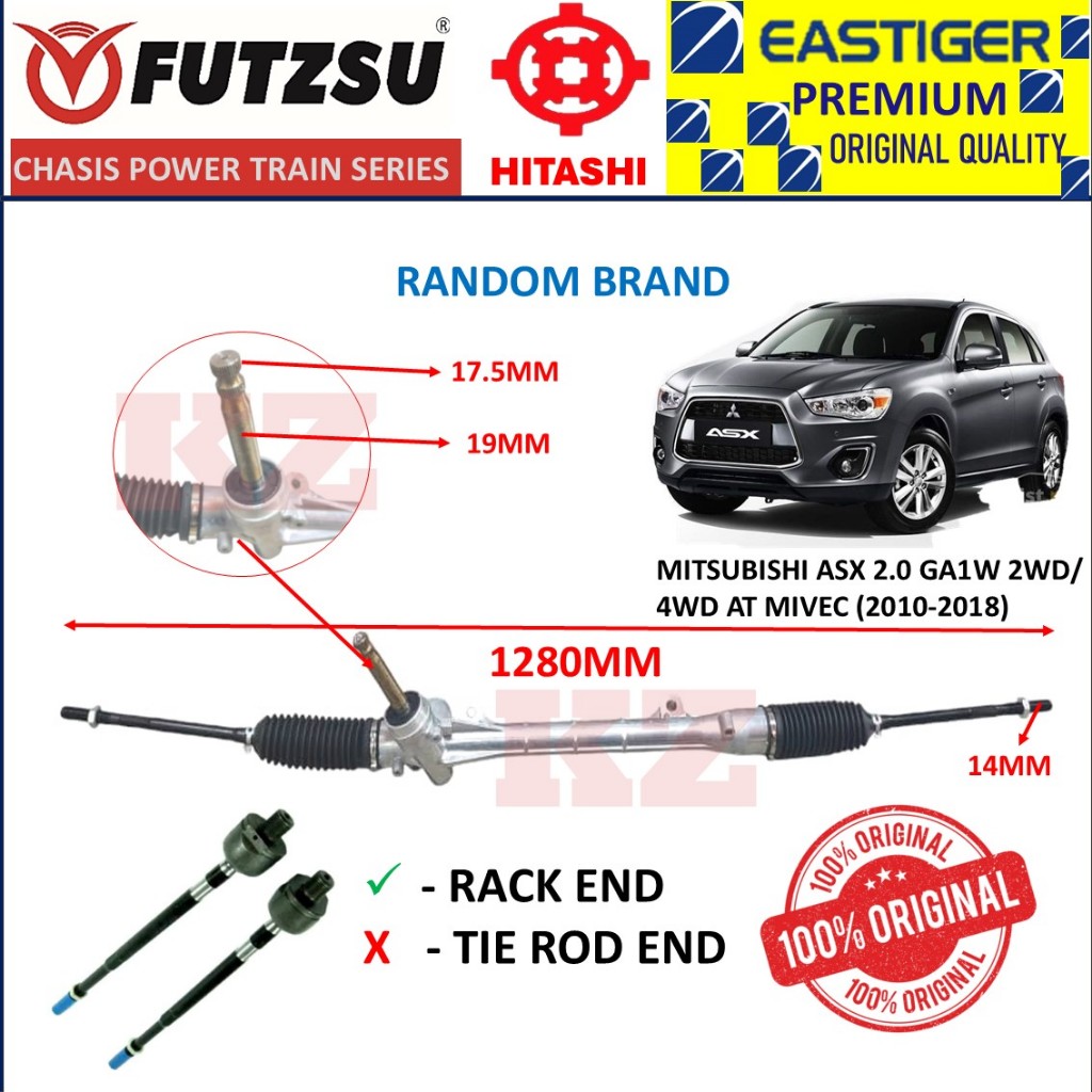 MITSUBISHI ASX 2.0 GA1W 2WD/ 4WD AT MIVEC (2010-2018) POWER STEERING ...