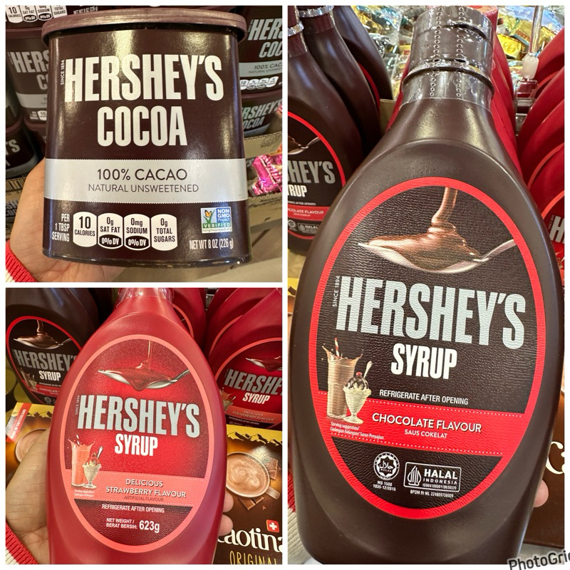 hersheys Cocoa Powder/Syrup Chocolate/Strawbery Flavour | Shopee Malaysia