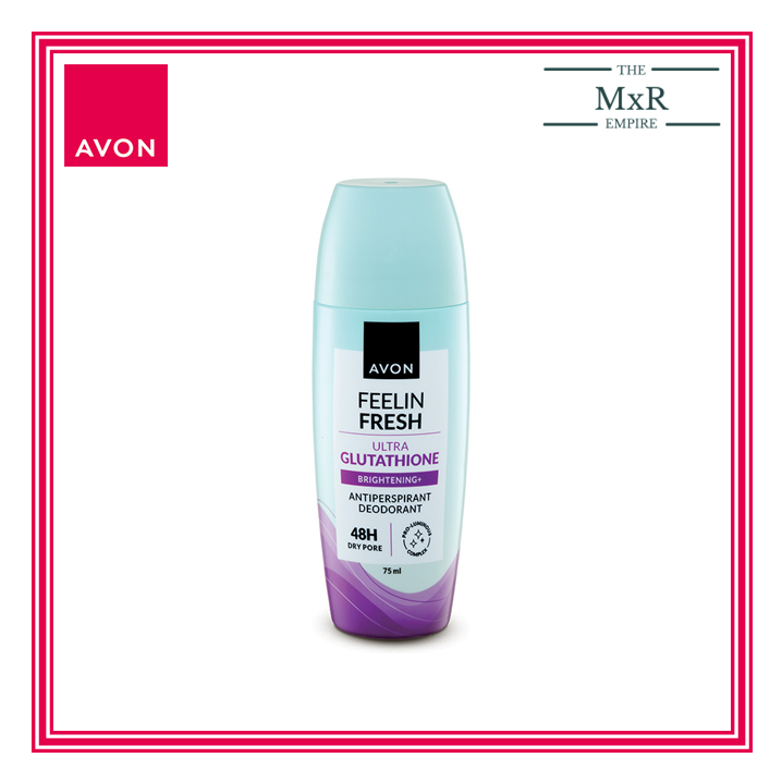AVON Feelin Fresh Brightening Ultra Glutathione Anti-Perspirant Roll-On  Deodorant 75ml
