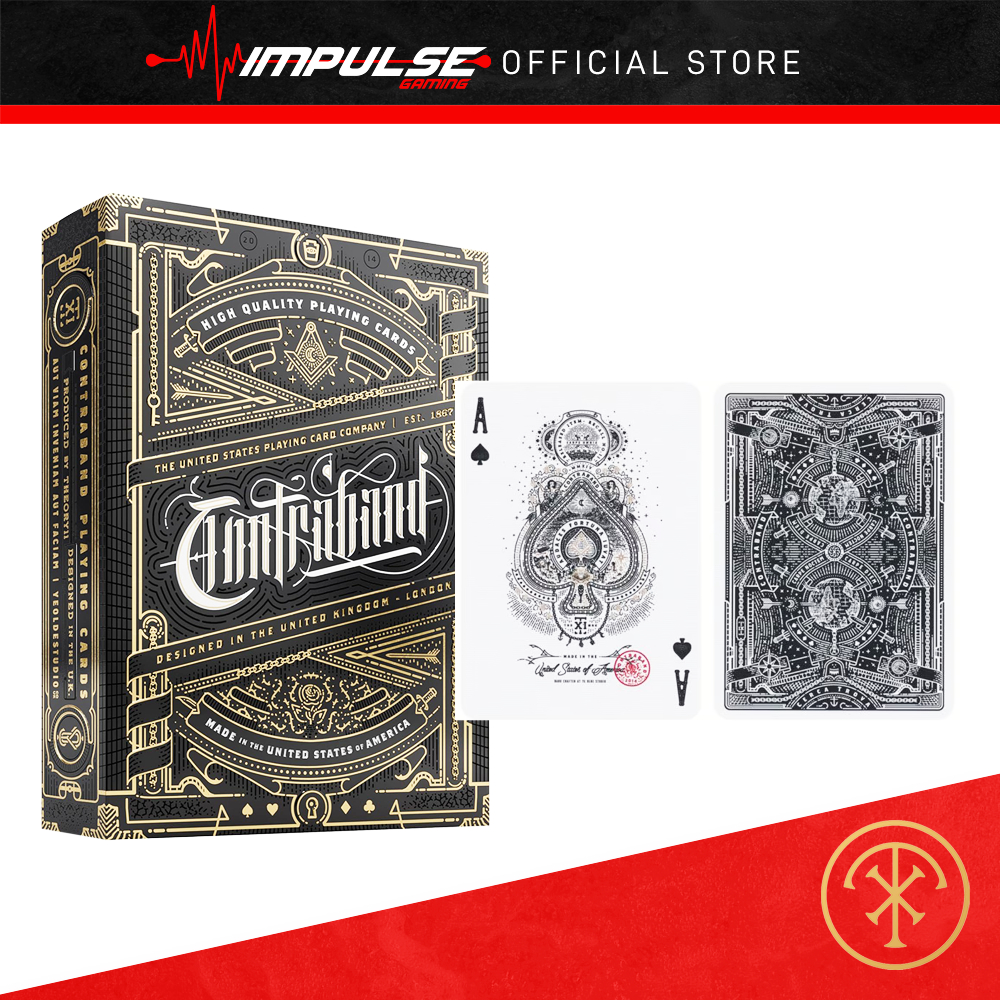 Theory11 Premium Poker Playing Cards - Contraband | Shopee Malaysia