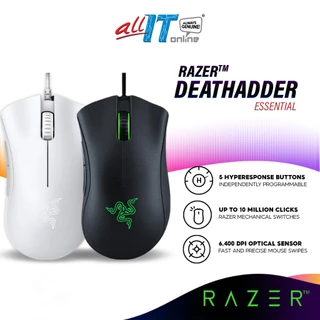 Razer DeathAdder Essential Gaming Mouse | 6400 DPI Optical Sensor | 5 Programmable Buttons (RZ01-03850100-R3M1)