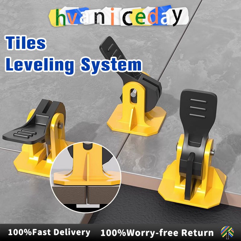 50PCS Tile Leveling System Regulator Plastic Leveler Level for the Tile ...