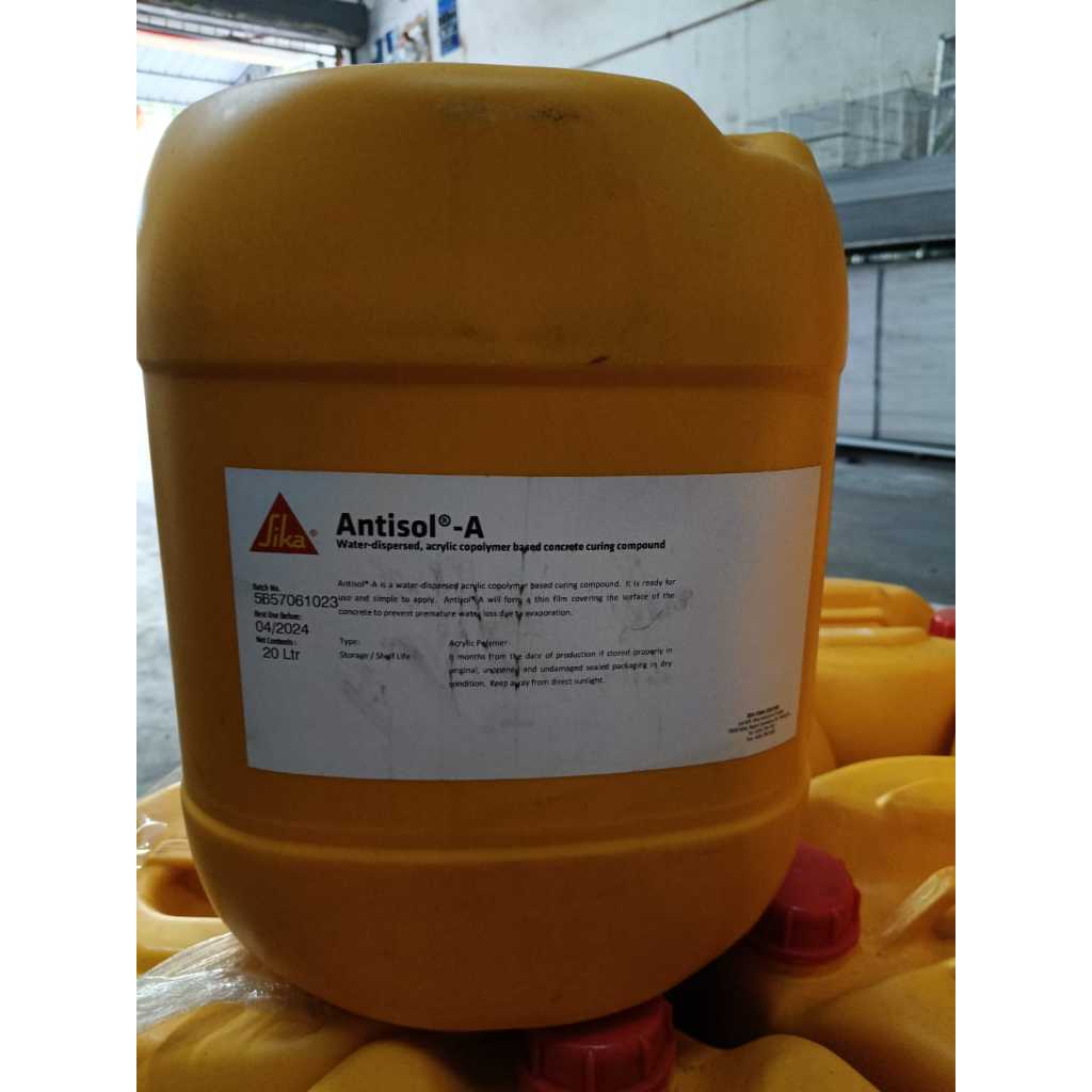 SIKA ANTISOL A 20L WATER DISPERSED ACRYLIC COPOLYMER BASED CONCRETE