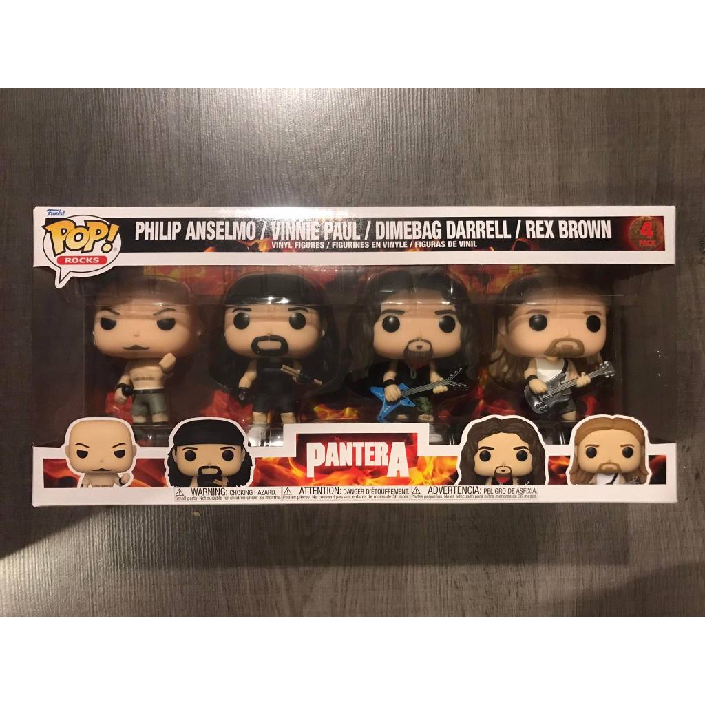Funko Pop Rocks Pantera 4 Pack | Shopee Malaysia