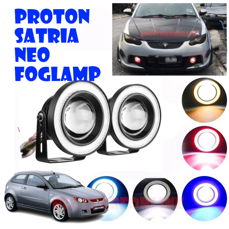 Proton Satria Neo CPS R3 1994–2015 Car Fog Lamp Light Angel Eagle Eye ...