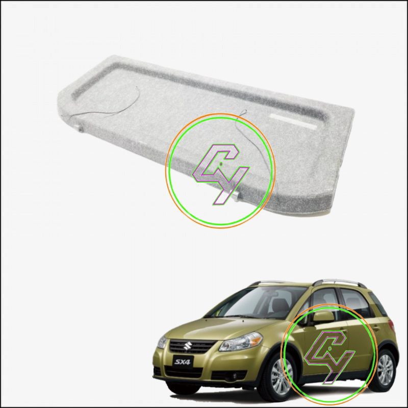Suzuki Sx4 H/B papan pentutup rear speaker board Trunk Cargo Cover ...