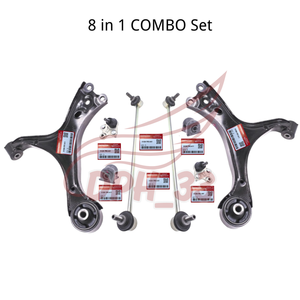 [8 IN 1 SET] Front Lower Arm / Ball Joint / Stabilizer Link / Bush ...