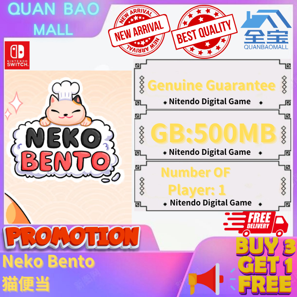 Neko Bento (Nintendo Switch)Muat turun Permainan Digital Murah Switch ...