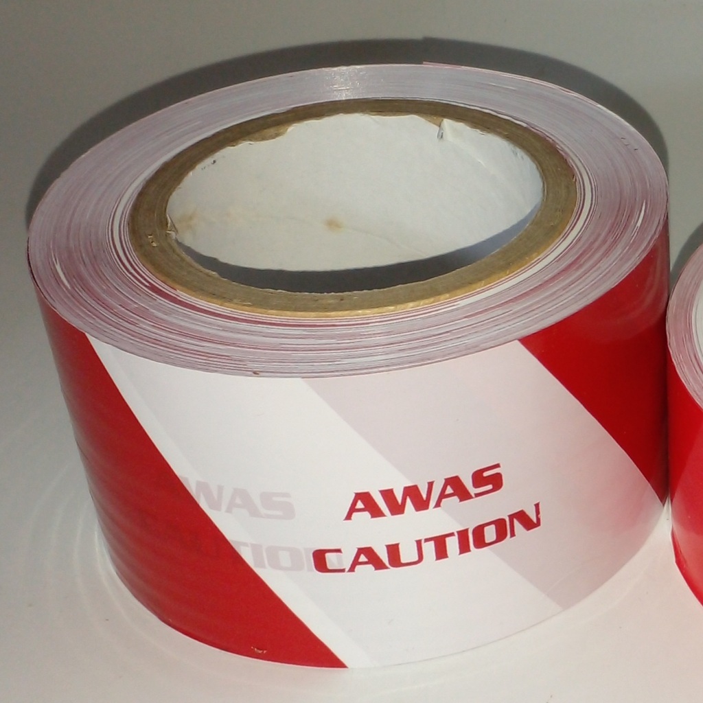 70mm x 200m BARRICADE TAPE AWAS TAPE WARNING TAPE CAUTION TAPE (price ...