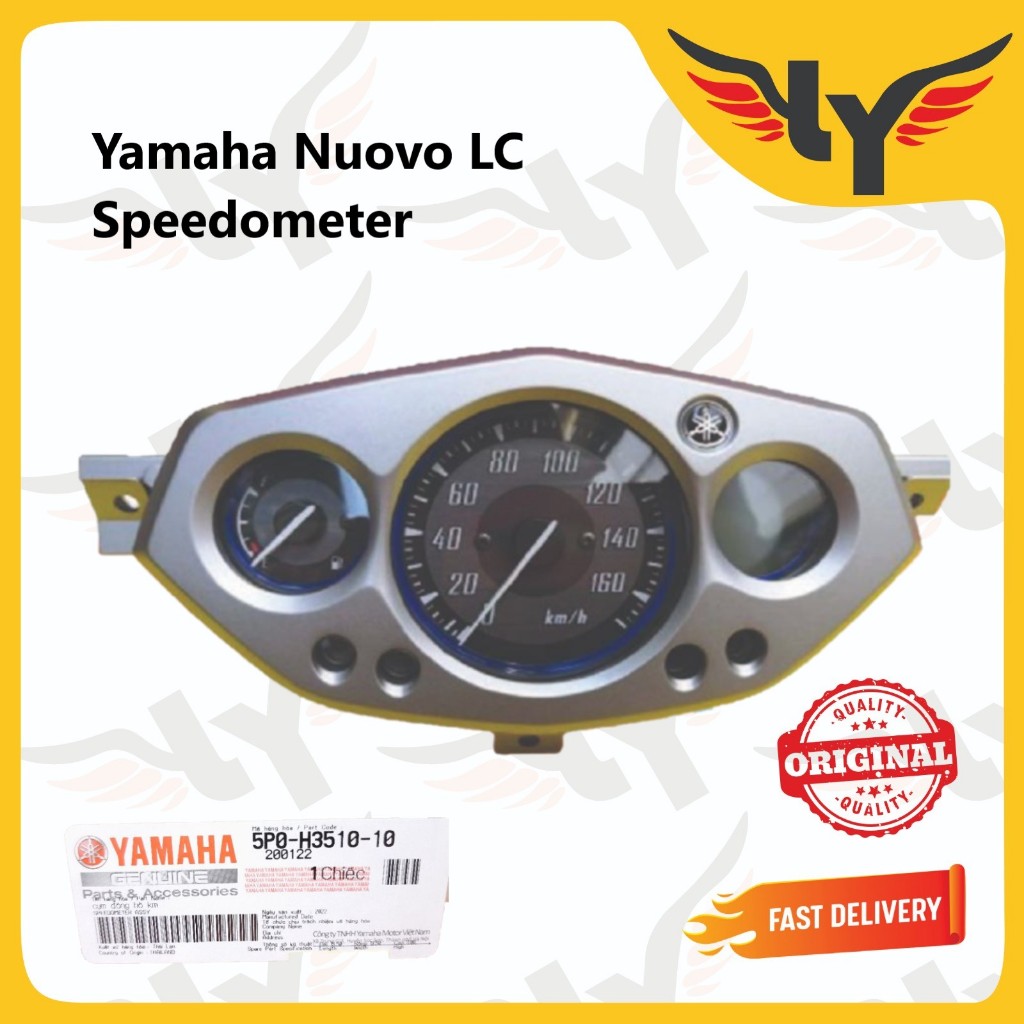 Yamaha Nuovo LC Speedometer Meter Assy - 5P0-H3510-10 (100% Original ...