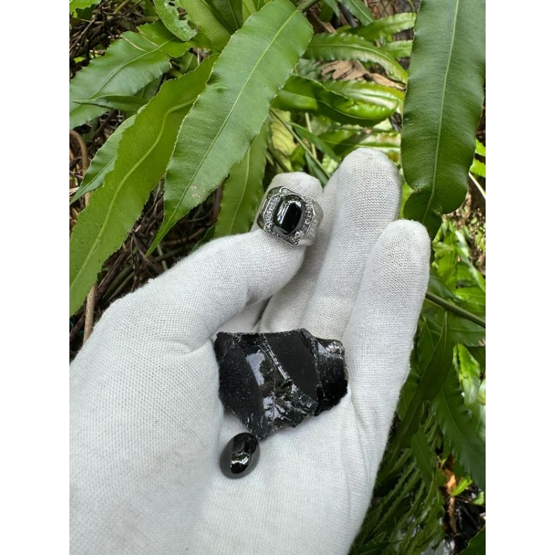 cincin M.G hitam pekat dualam (100%asli dijamin) | Shopee Malaysia