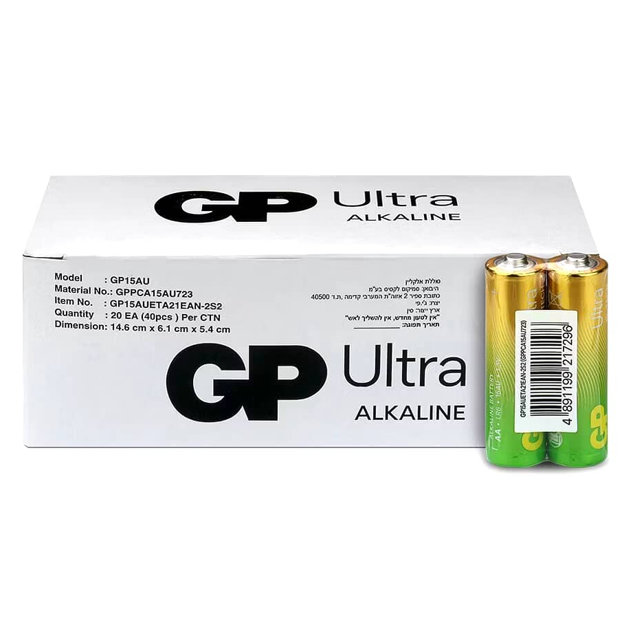 GP Ultra Alkaline Original AA / AAA Long-Lasting Power 1.5V Battery ...