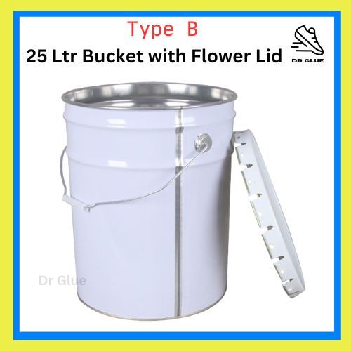 Metal Pail / Used Pail / Recycled 20L / 25L / Tong Putih / Tong Cat ...