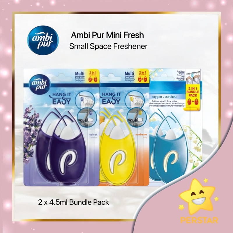 [ READY STOCK ] Ambi Pur Mini Fresh Small Space Freshener Velvet ...