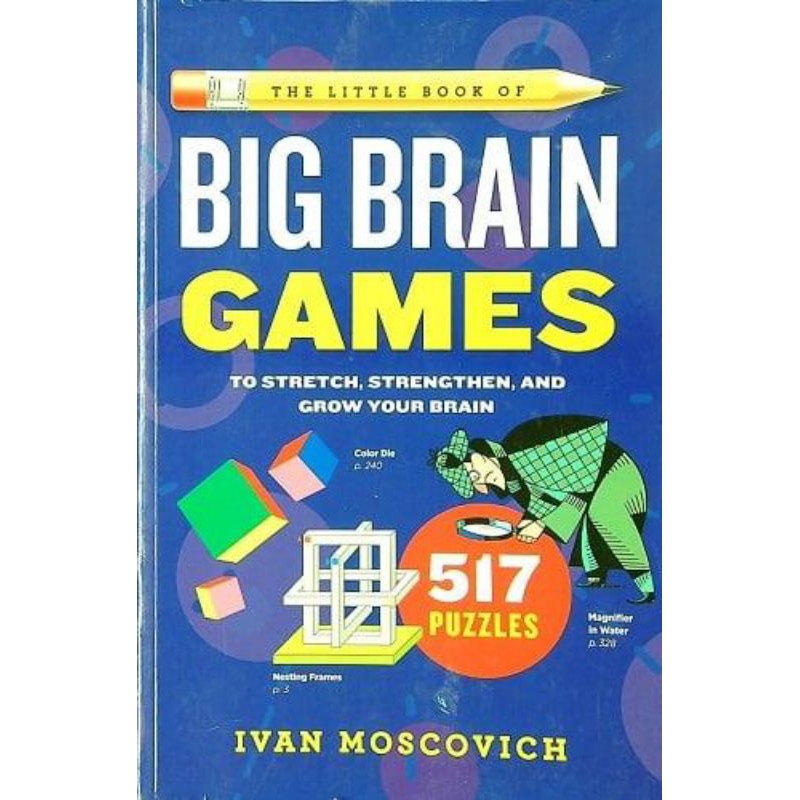 (100% Original) The Little Book of Big Brain Games to Stretch ...