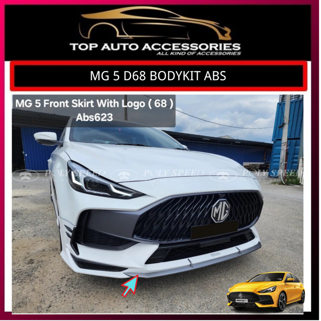 MG 5 D68 BODYKIT WITH PAINT AND SPILER ABS MATERIAL | Shopee Malaysia