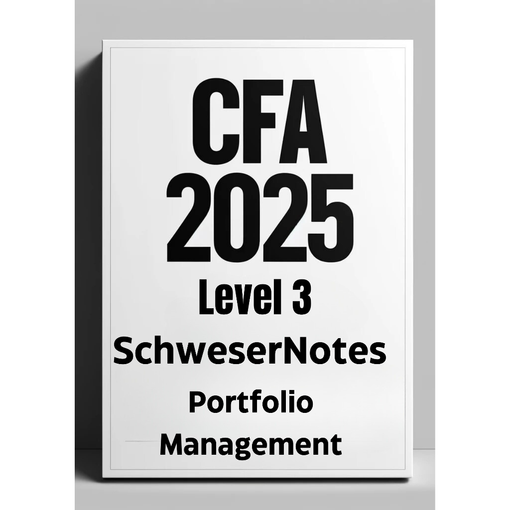 CFA 2025 Level 3 SchweserNotes (Portfolio Management Pathway) | Shopee ...
