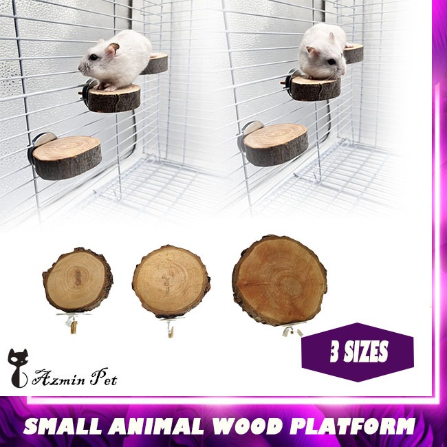 Small Animal Wood Platform / Bird Platform Round Wood Series / Small ...