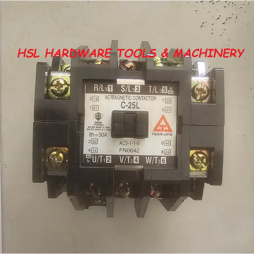 TAIAN AC MAGNETIC CONTRACTOR C-25L 415V 50HZ | Shopee Malaysia