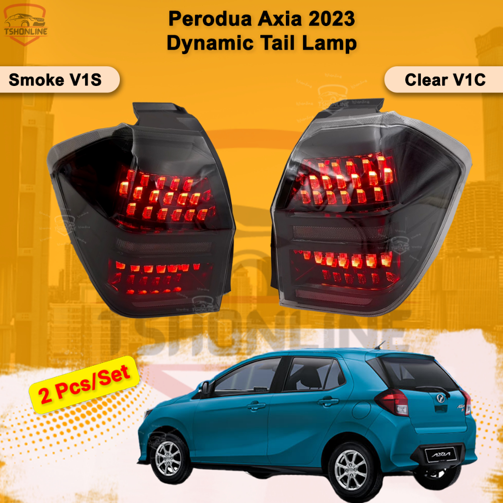 Perodua Axia Tail Lamp Dynamic With Running Signal LAMPU Axia 2023-2024 ...