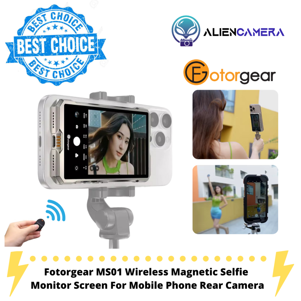 Smallrig Monitor Magnetic Phone Selfie Monitor Screen - 4K Rear Camera ...