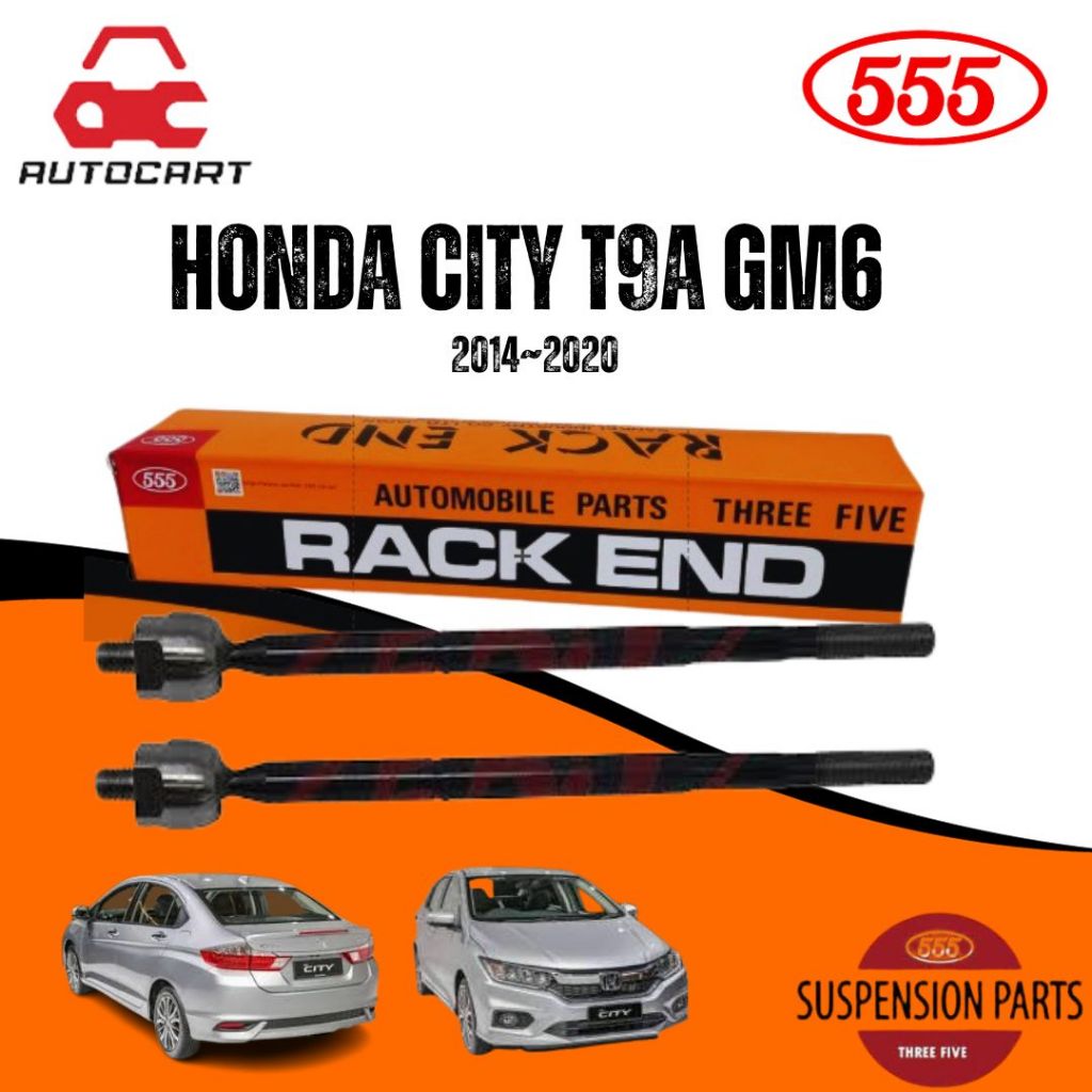 555 100% JAPAN STEERING RACK END FOR HONDA CITY T9A GM6 2014~2020 ...