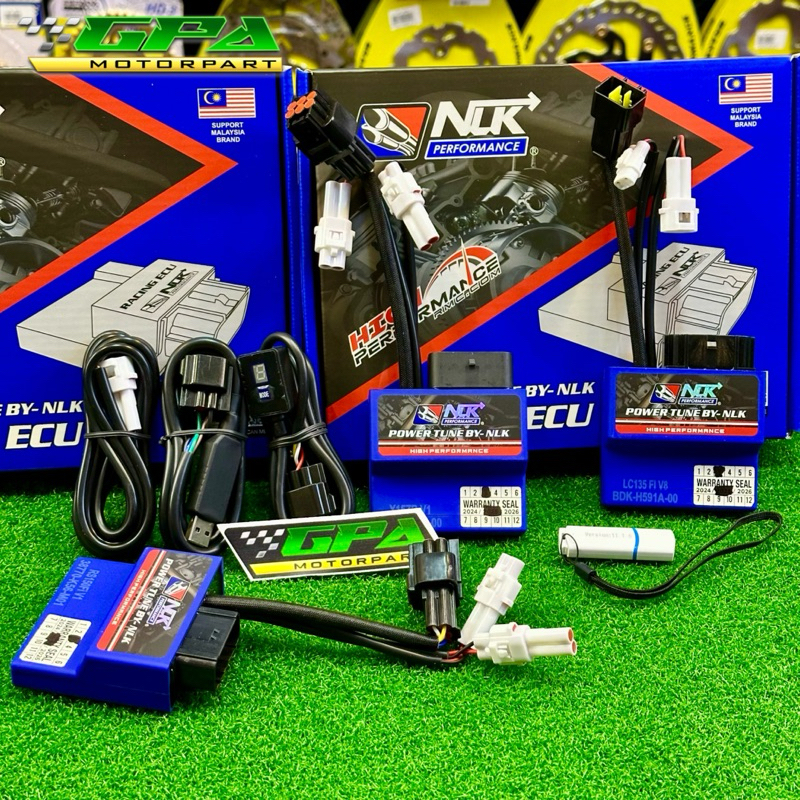 NLK PERFORMANCE RACING ECU NPRO Y15ZR V1 V2 RS150 LCV8 W125 Y125 ...