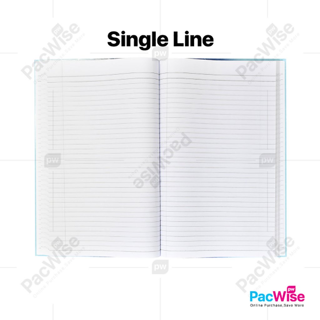 Hard Cover Foolscap Book –F4 Size Single Line Notebook Foolscap (120 ...