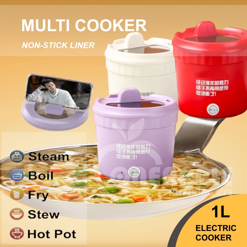 Portable Mini Electric Cooker Multifunctional Hot Pot Ceramic Instant ...