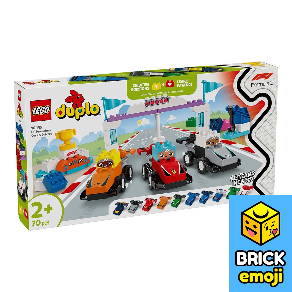 LEGO 10445 DUPLO Town F1 Team Race Cars & Drivers | Shopee Malaysia