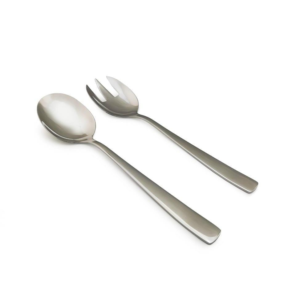 Felli Premium Stainless Steel 18/0 Cutlery Serving Salad Spoon & Salad ...