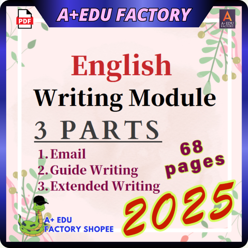 [📚PDF] ENGLISH WRITING MODULE 2025 LATEST WRITING GUIDE [SPM] A+ IN ...
