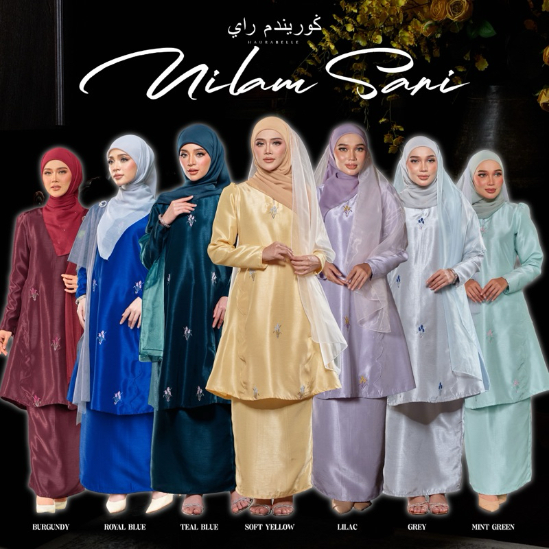 [NEW COLLECTION RAYA 2025‼️] NILAM SARI by HAURABELLE | GURINDAM RAYA ...