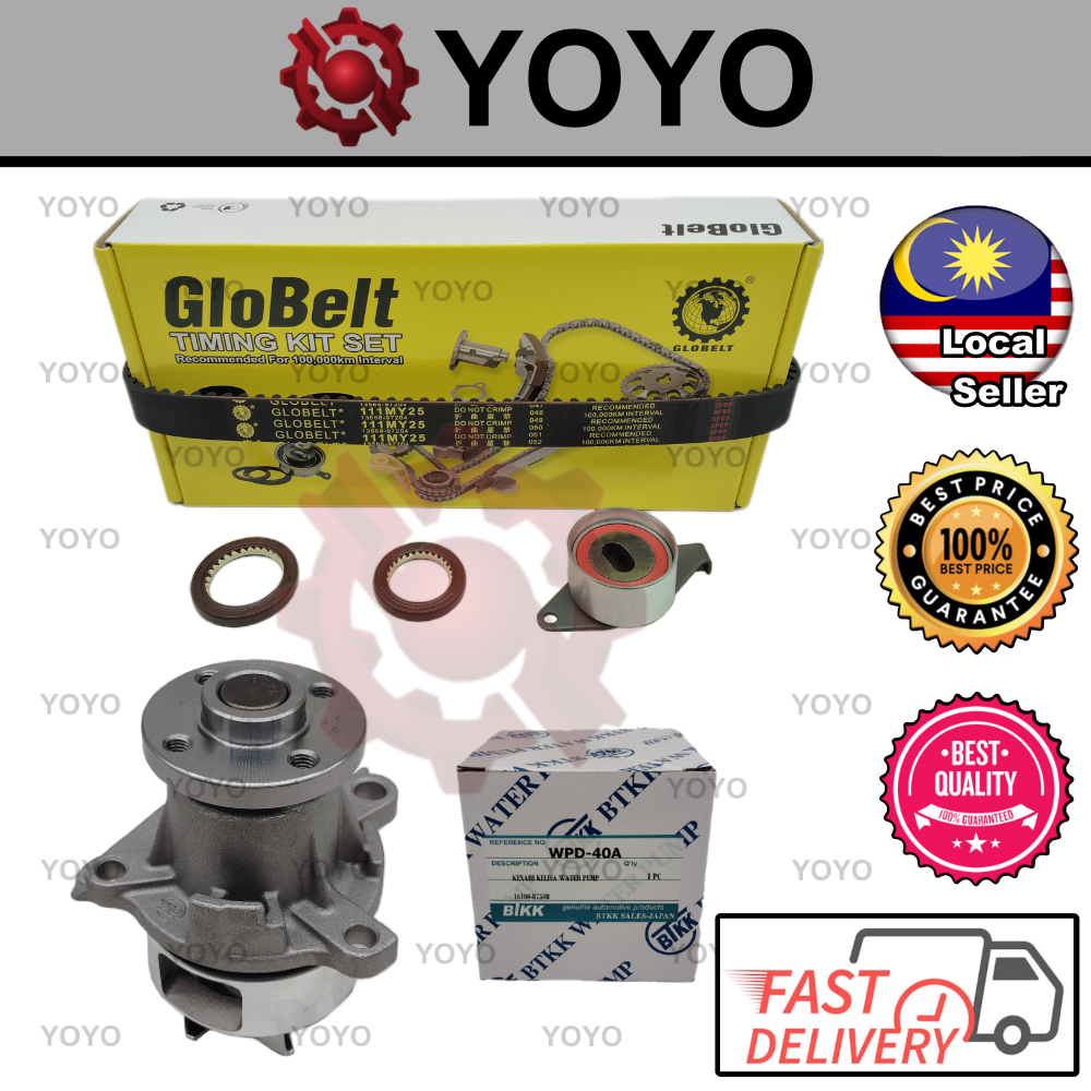 Perodua Viva 1.0, MYVI 1.0 GLOBELT TIMING KIT (111Y25N) + BTKK WATER ...