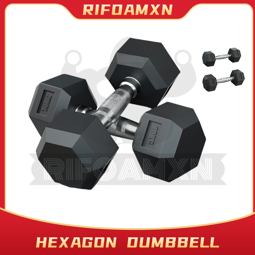 RIFOAM Hexagon Dumbbell kg Gym fitness dumbbell