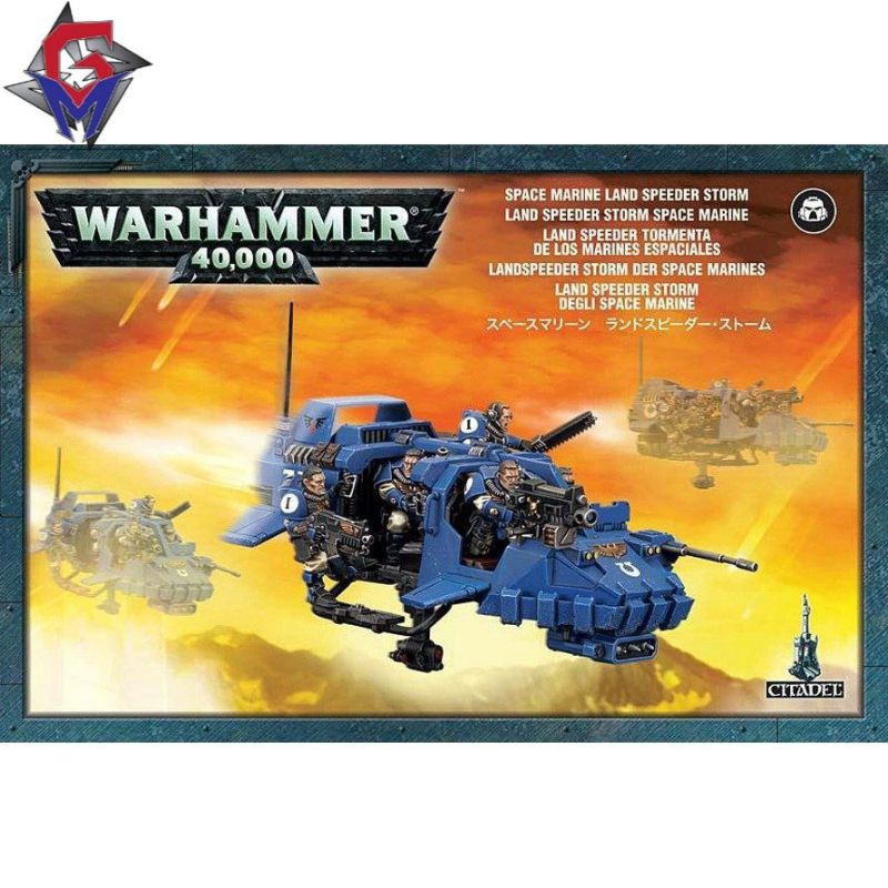 Games Workshop – Warhammer 40k – Space Marine Primaris Storm Speeder – Kit à Monter Et Peindre – Réf. 99120101274