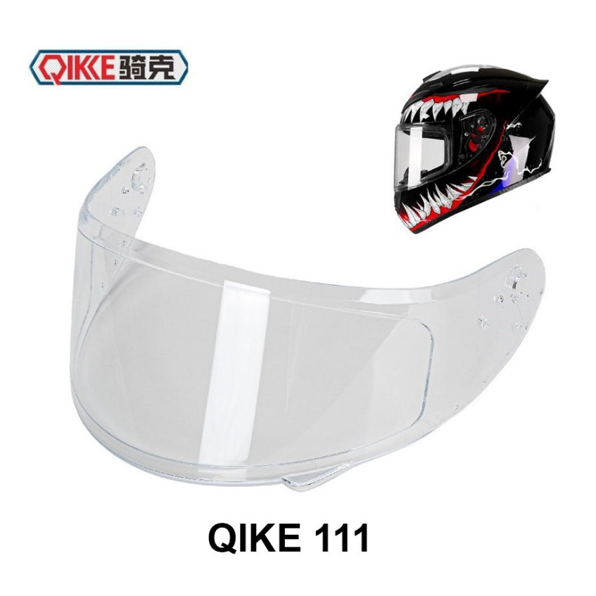 QIKE 111 -Full face helmet shield helmet visor | Shopee Malaysia