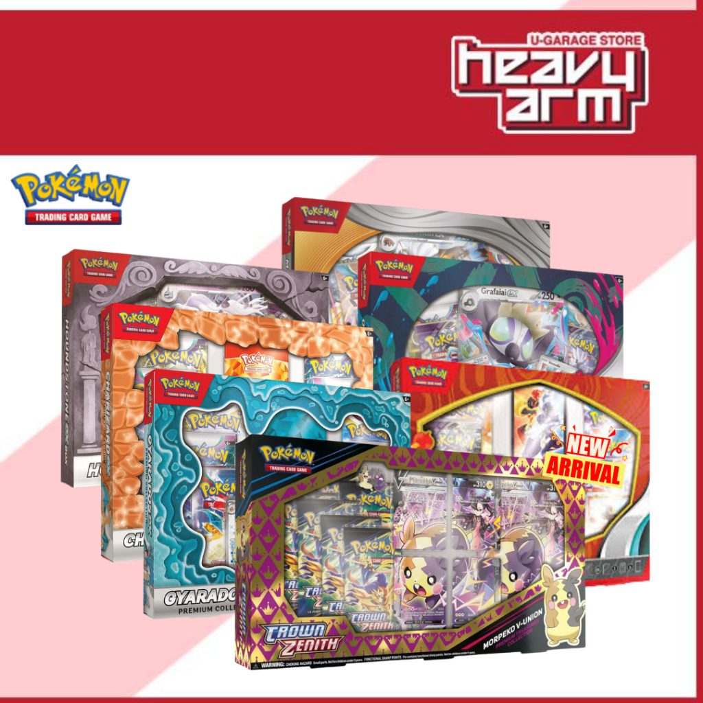 Pokemon TCG Charizard Ex Premium Collection Gyarados Morpeko Houndstone Armarouge  Ex Box (Official) | Shopee Malaysia