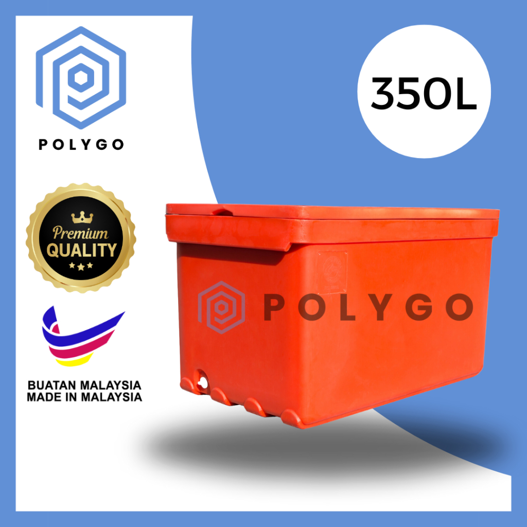 350L COOLER BOX Rotospeed / ICE BOX / KOTAK ICE / INSULATED BOX PREMIUM ...