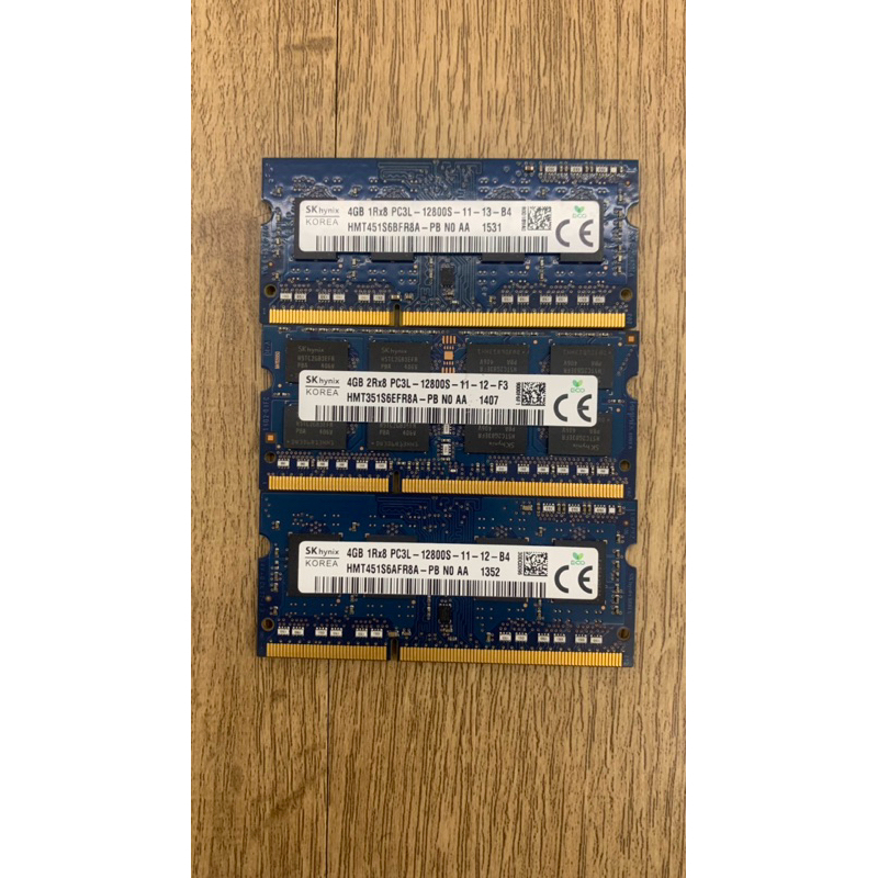 Barrette RAM SK Hynix 4Go DDR3 – PC3L-12800S – SO-DIMM Neuve