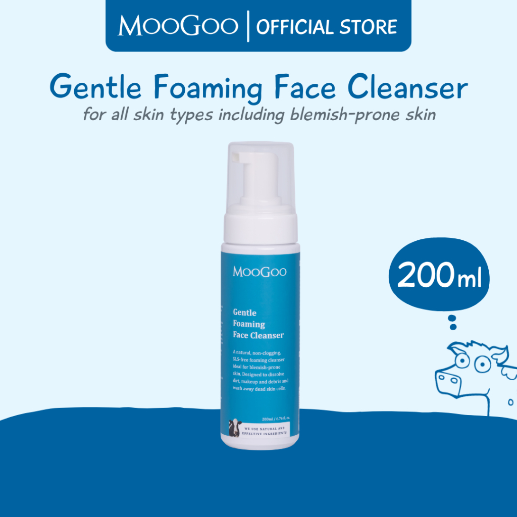 MooGoo Gentle Foaming Face Cleanser 200ml | Shopee Malaysia