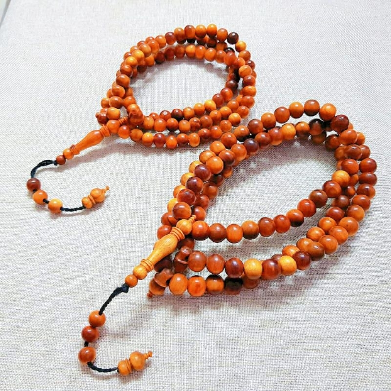Tasbih Raja Kayu Merah (100% ASLI) Damar Minyak / 8 mm / 10 mm | Shopee ...