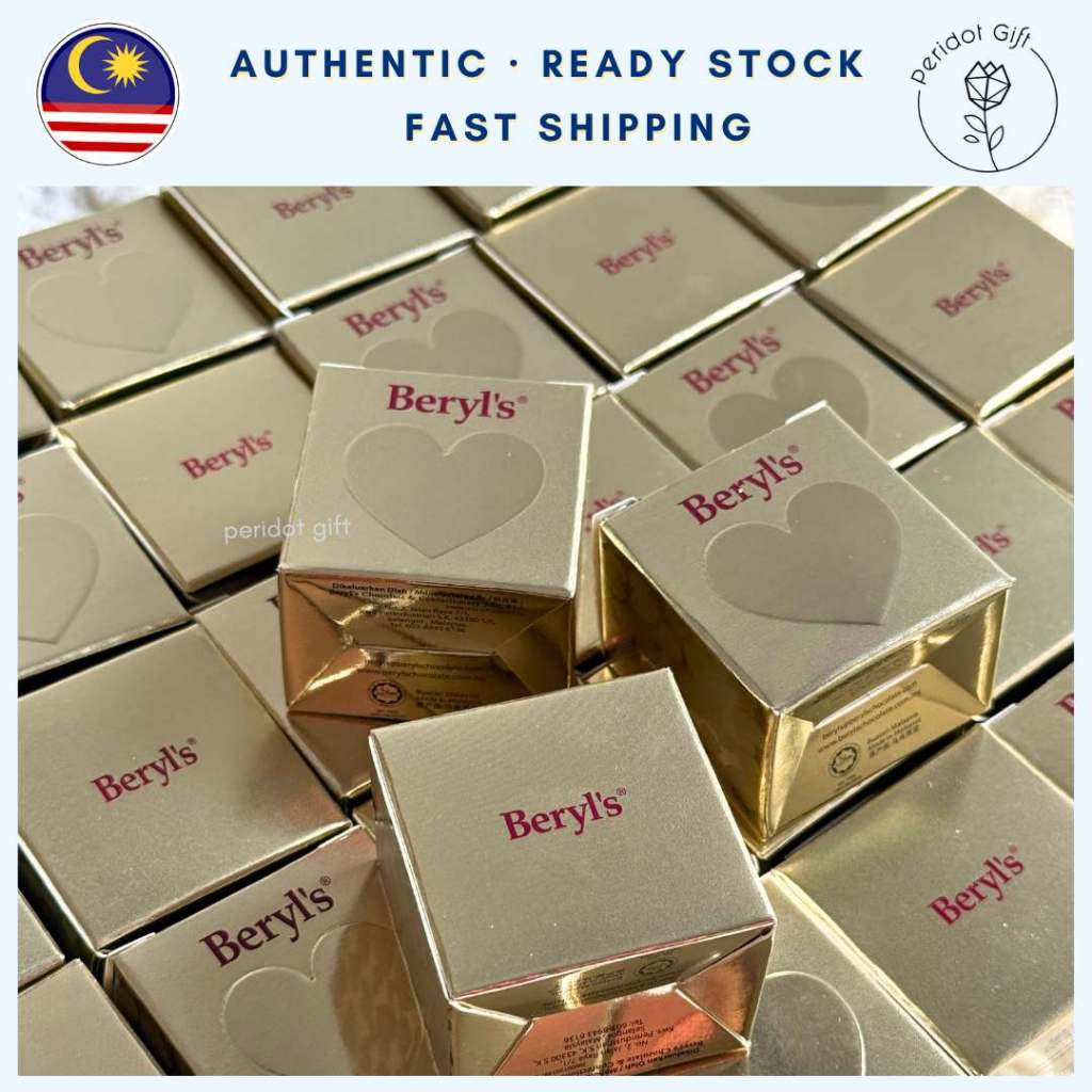 [50 boxes] Beryl's Gold Cube Chocolate Doorgift Coklat Halal Wedding ...