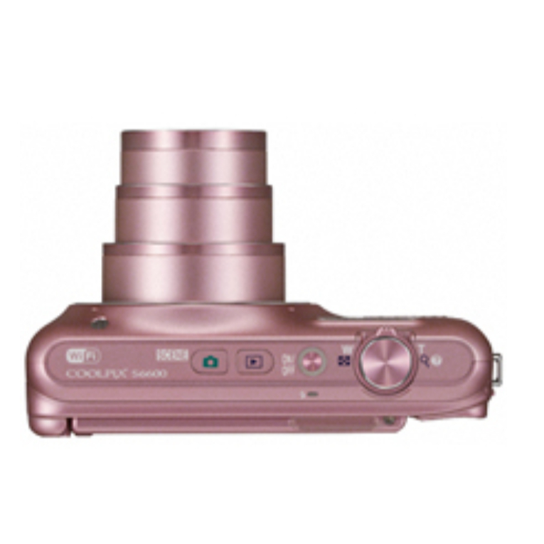 NIKON COOLPIX S6600 Silky Pink USED CAMERA【Directly shipped from