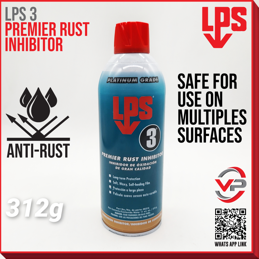 LPS 3 (11 OZ) HEAVY-DUTY RUST INHIBITOR INDOOR OUTDOOR COLD GALVANIZE ...