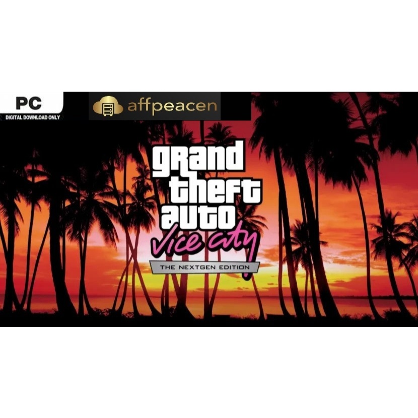 GTA Vice City Nextgen Edition PC DIGITAL DOWNLOAD Shopee Malaysia